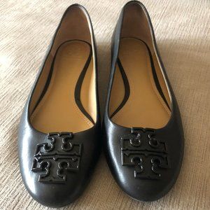 Tory Burch Lowell 2 Black Flat